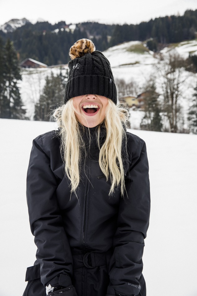 Protest leopard print ski jacket sale