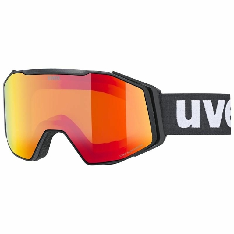UVEX Black/Red Mirror Gravity FM Goggles