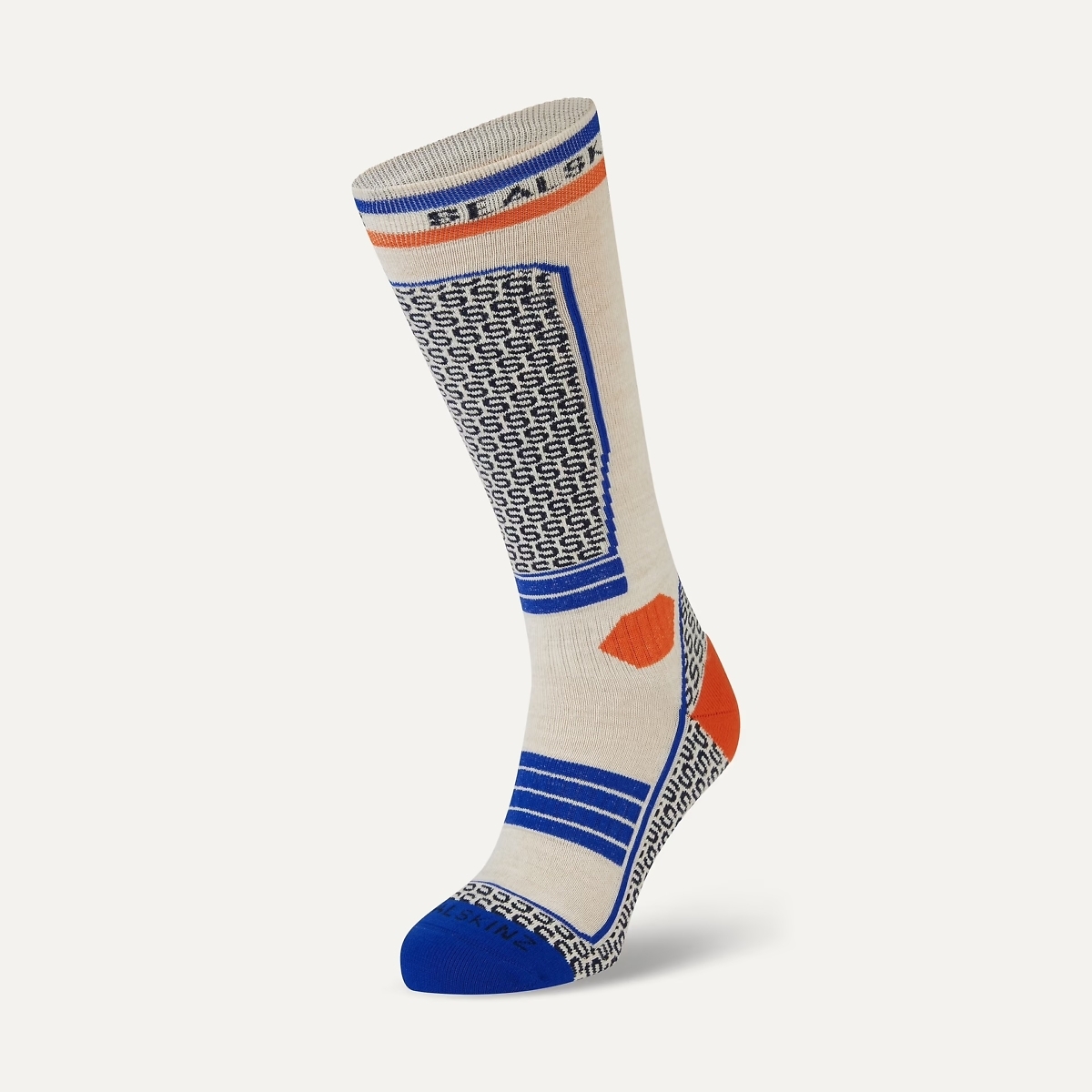 Sealskinz Blue Northwold Wool Blend Ski Socks