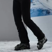 *NEW* CMP Black Ginevra Soft-Shell Stretch Fitted Womens Ski Pants - Image 5