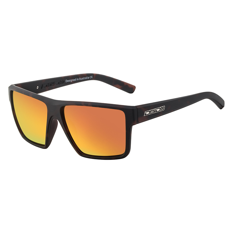 Dirty Dog Noise Satin Tort Brown Orange Fusion Polarised Sunglasses