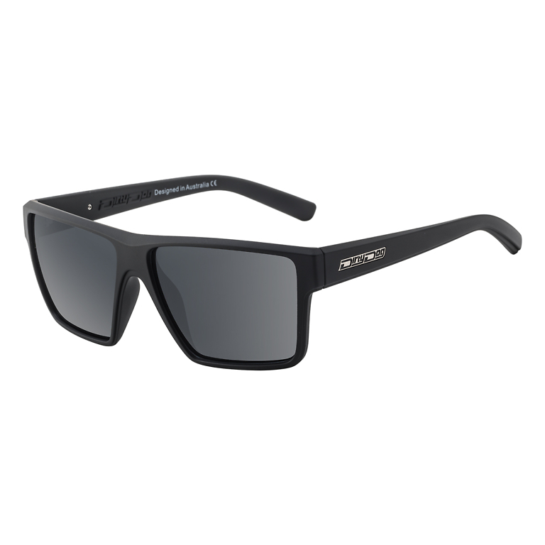 Dirty Dog Noise Satin Black Grey Polarised Sunglasses