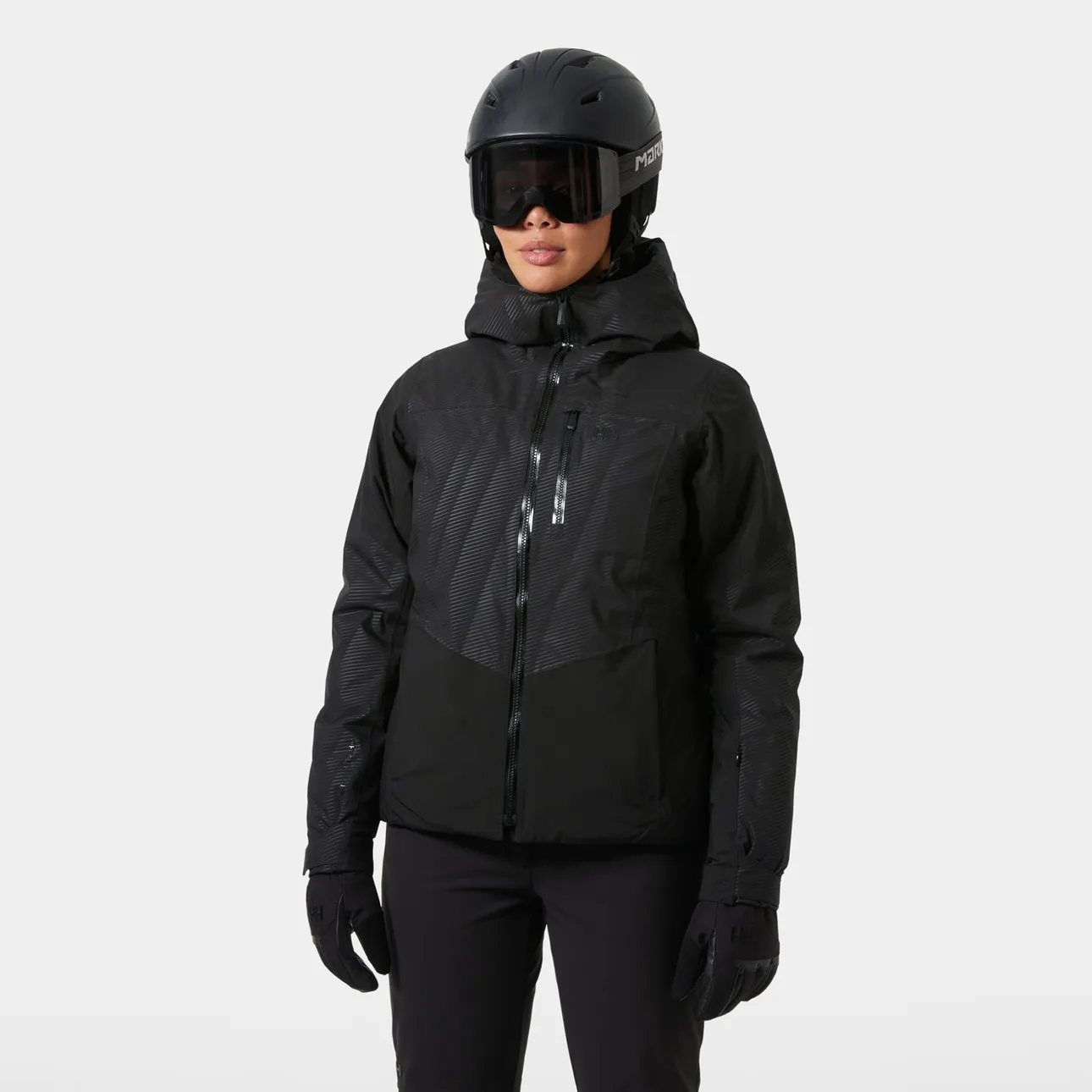 *NEW* Helly Hansen Black Embos Val d'sere 3.0 Womens Ski Jacket *NEW* Helly Hansen Black Embos Val d'sere 3.0 Womens Ski Jacket