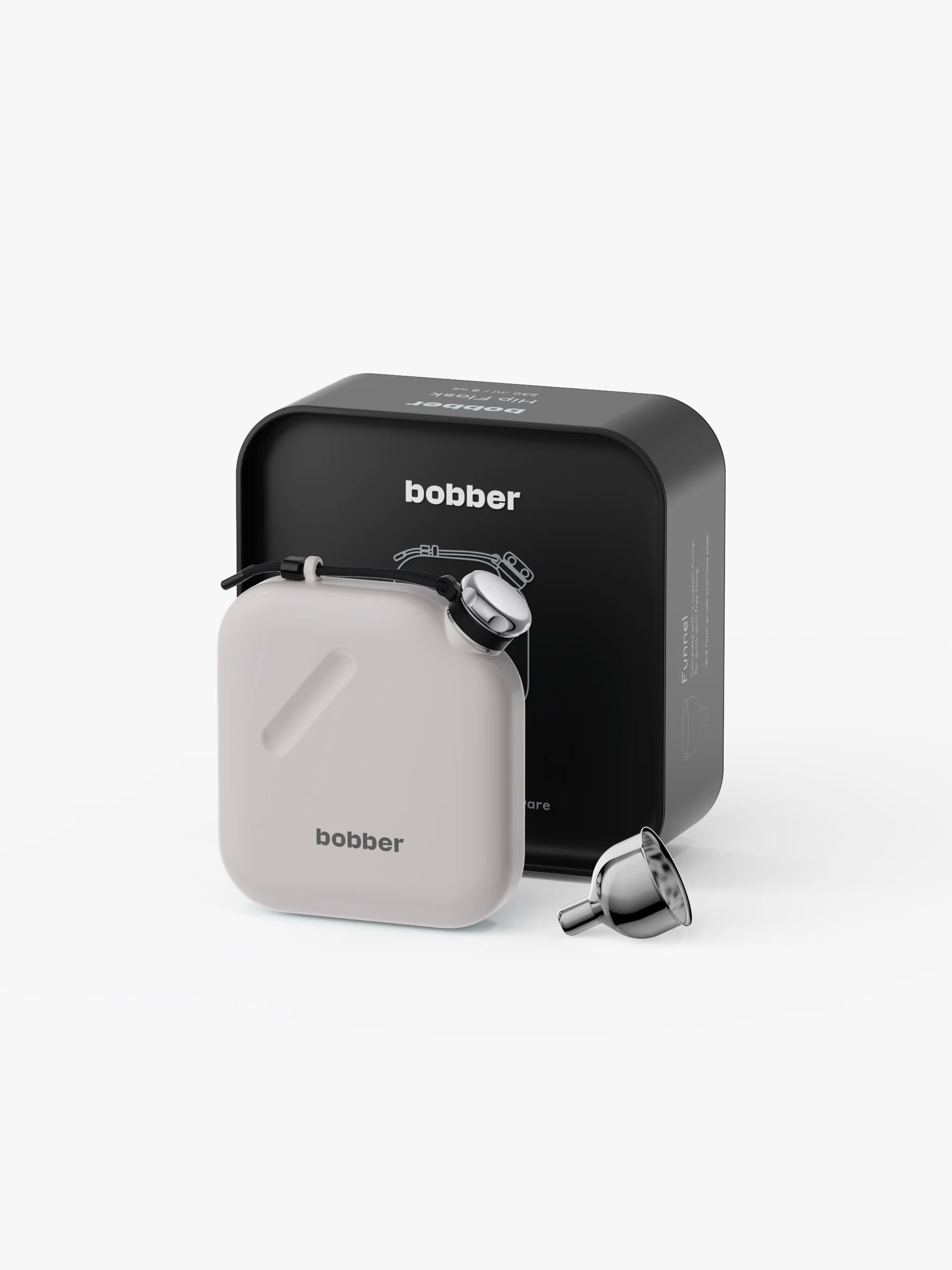 *NEW* Bobber Hip Flask Sand Grey *NEW* Bobber Hip Flask Sand Grey