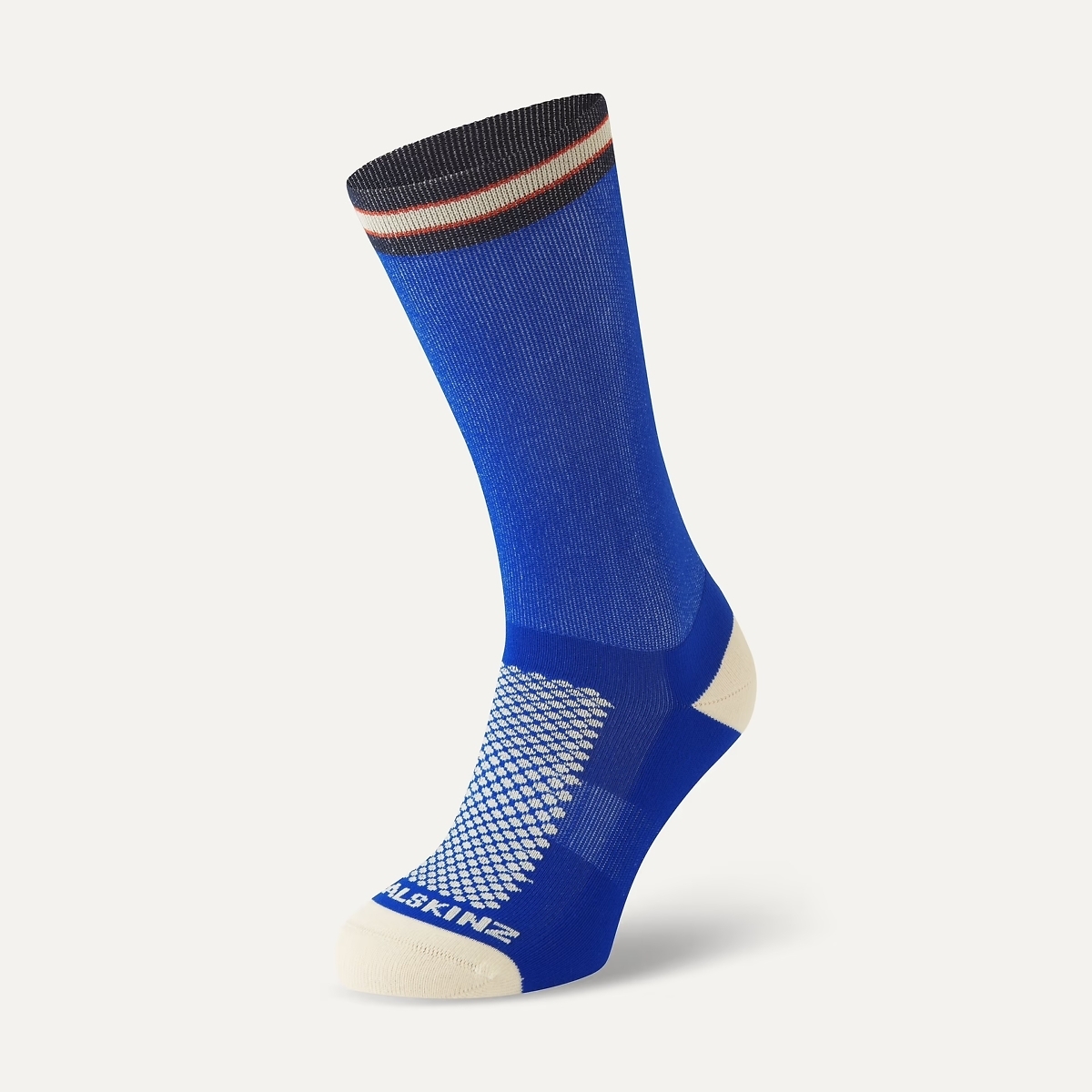 Sealskinz Blue Caister Mid-Length Cycling Socks