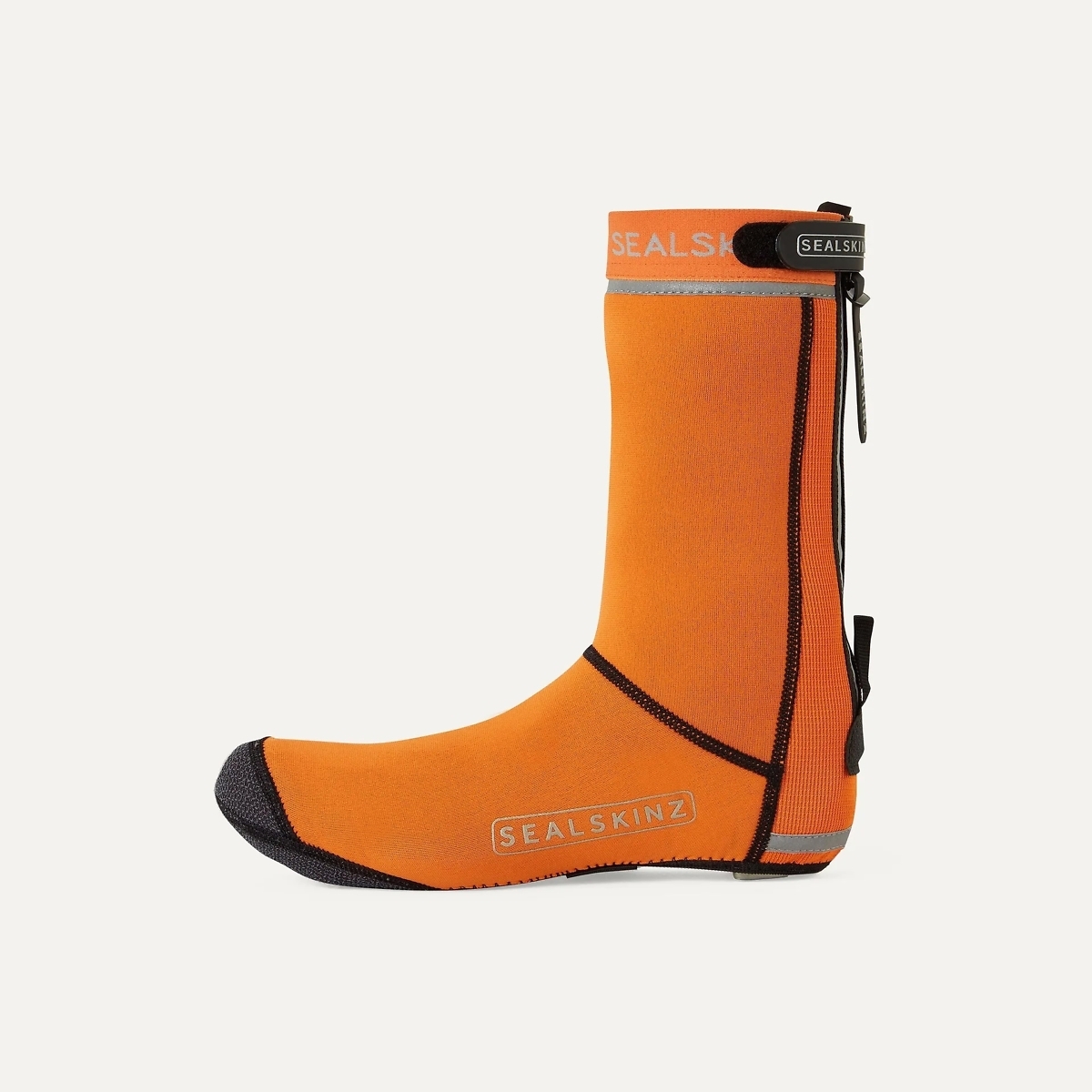 Sealskinz Orange Caston All-Weather Open Sole Cycle Overshoes