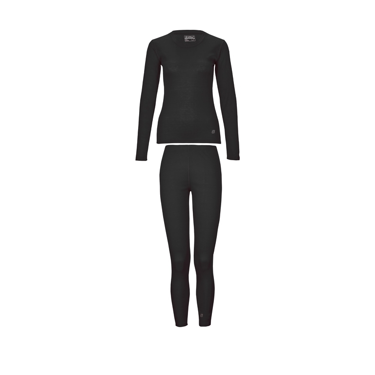 x Killtec Black Ivie Womens Base Layer Set (L - 3XL)
