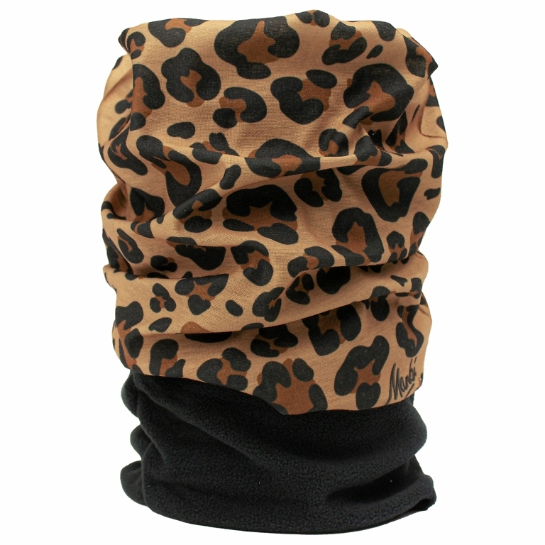 Manbi Leopard Pattern Hula Halfie Neckwarmer