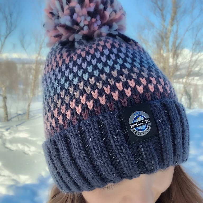 Superbobble Pink Sapphire Nordic Reflective Hat