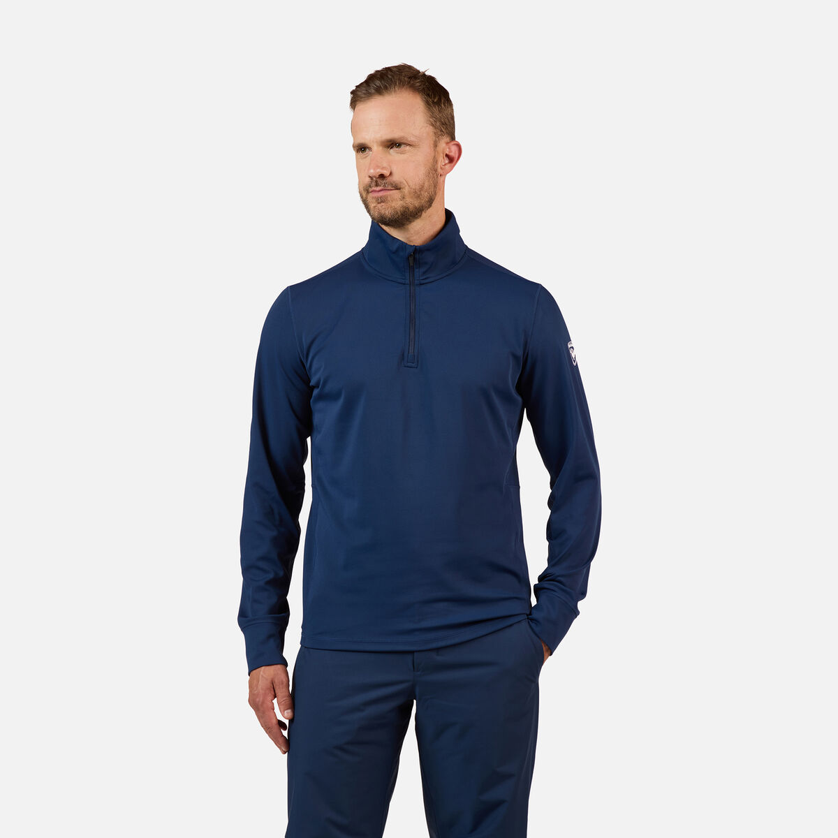 *NEW* Rossignol Dark Navy 1/2 Zip Mens Mid Layer