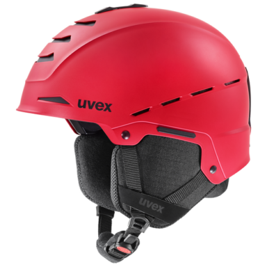 Uvex legend red mat helmet