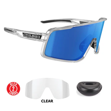 Salice 022 Crystal/Blue RW Sunglasses