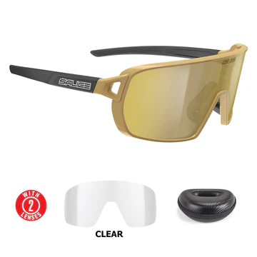 Salice 028 RW Gold/Mirror Gold Sport Sunglasses