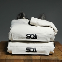 SQI Winter White DEZЭ'RT Unisex Winter Jacket - Image 4