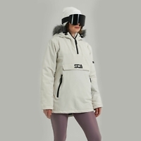 SQI Winter White DEZЭ'RT Unisex Winter Jacket - Image 2