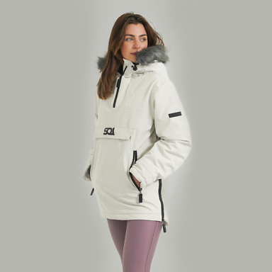 SQI Winter White DEZЭ'RT Unisex Winter Jacket