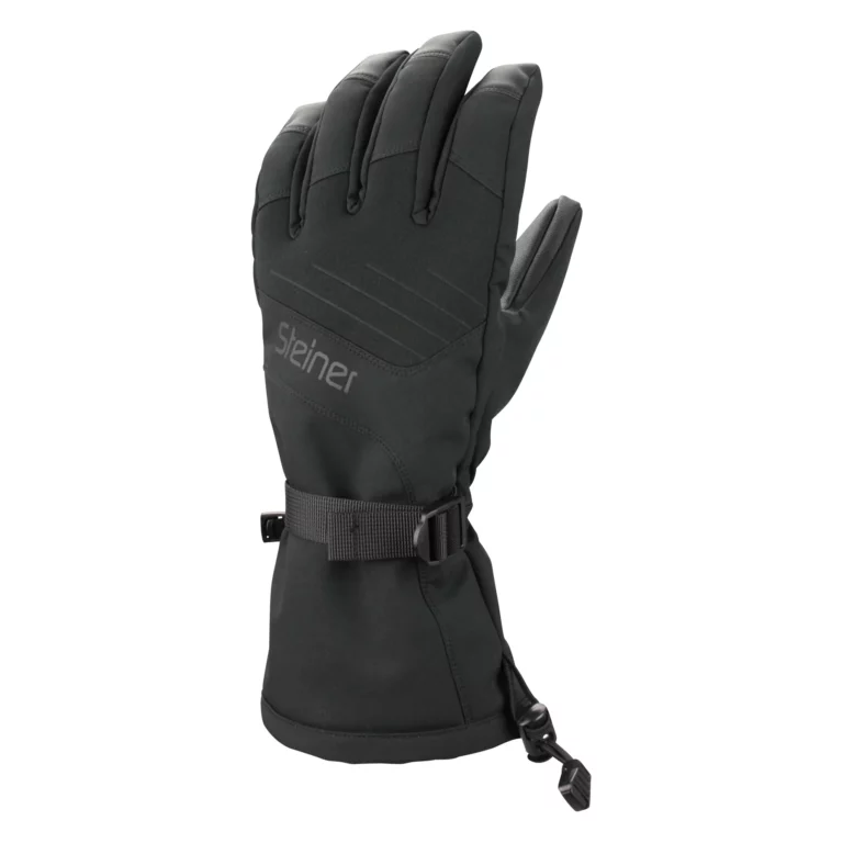 Steiner Black Kids Mountain Ski Glove