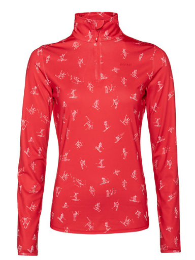 protest womens every midlayer red