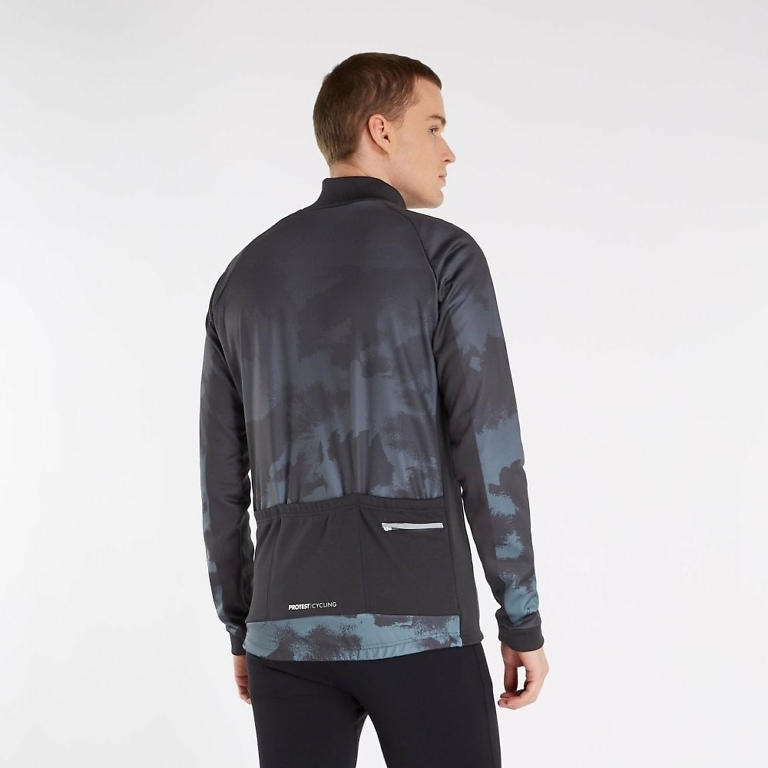 Protest Black Poppel Mens Cycling Jacket