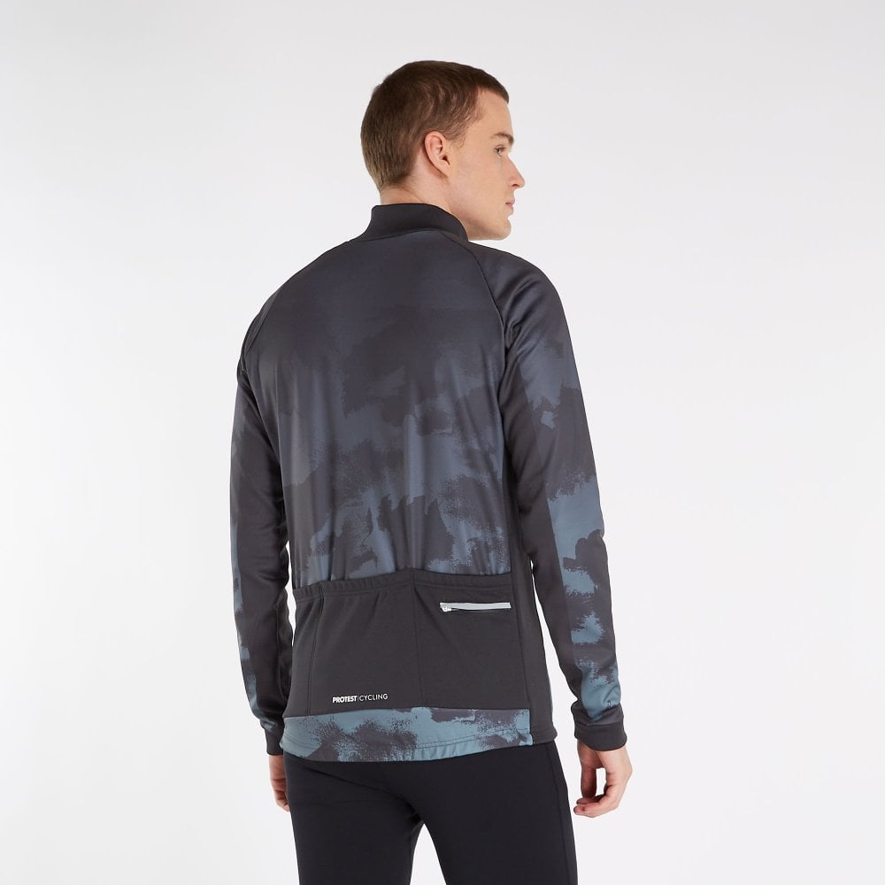 Protest Black Poppel Mens Cycling Jacket