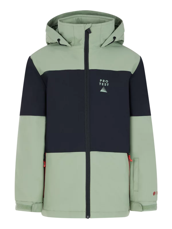 Protest Green/Black Decks Junior Ski Jacket