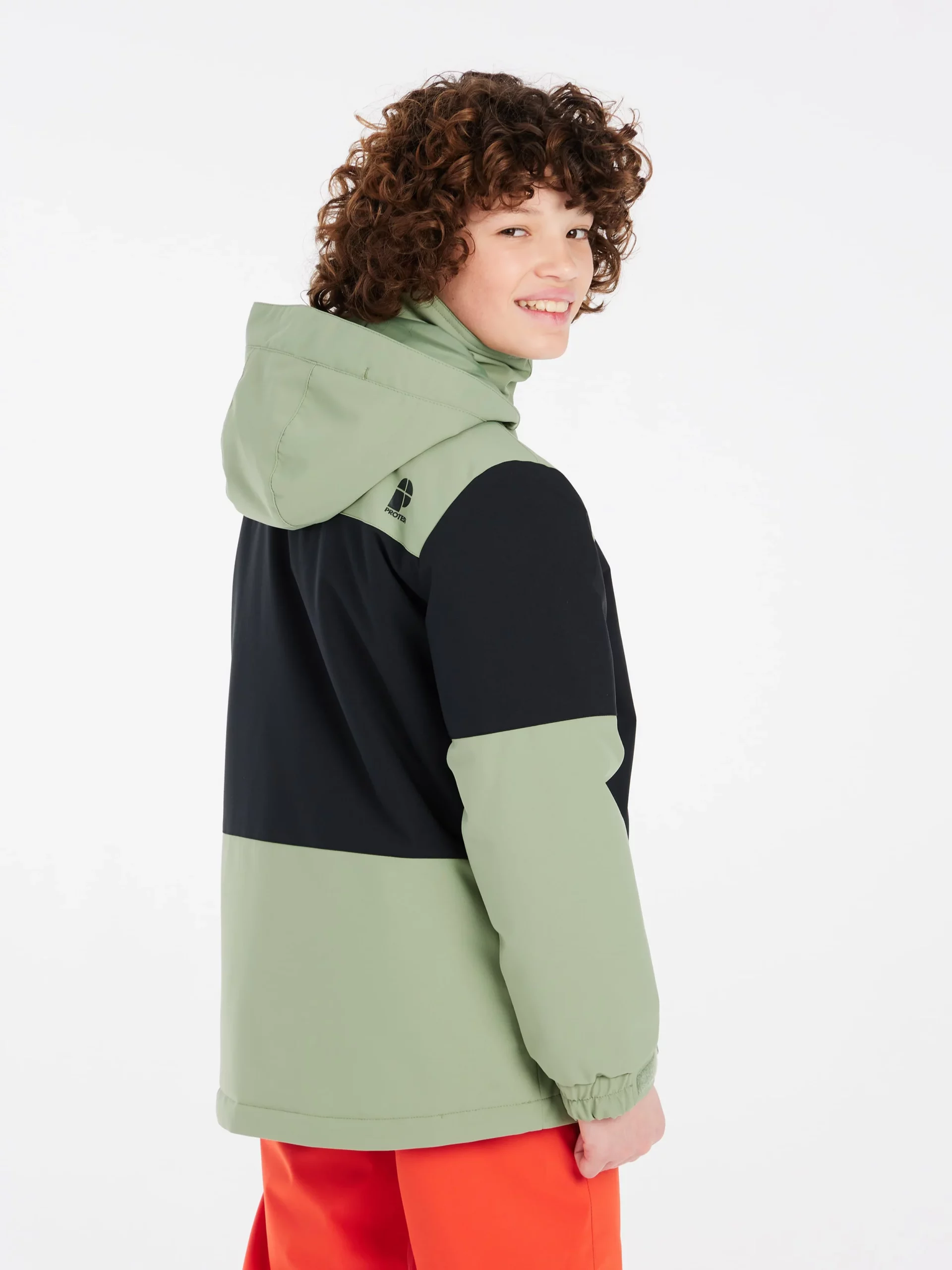 Protest Green/Black Decks Junior Ski Jacket Protest Green/Black Decks Junior Ski Jacket