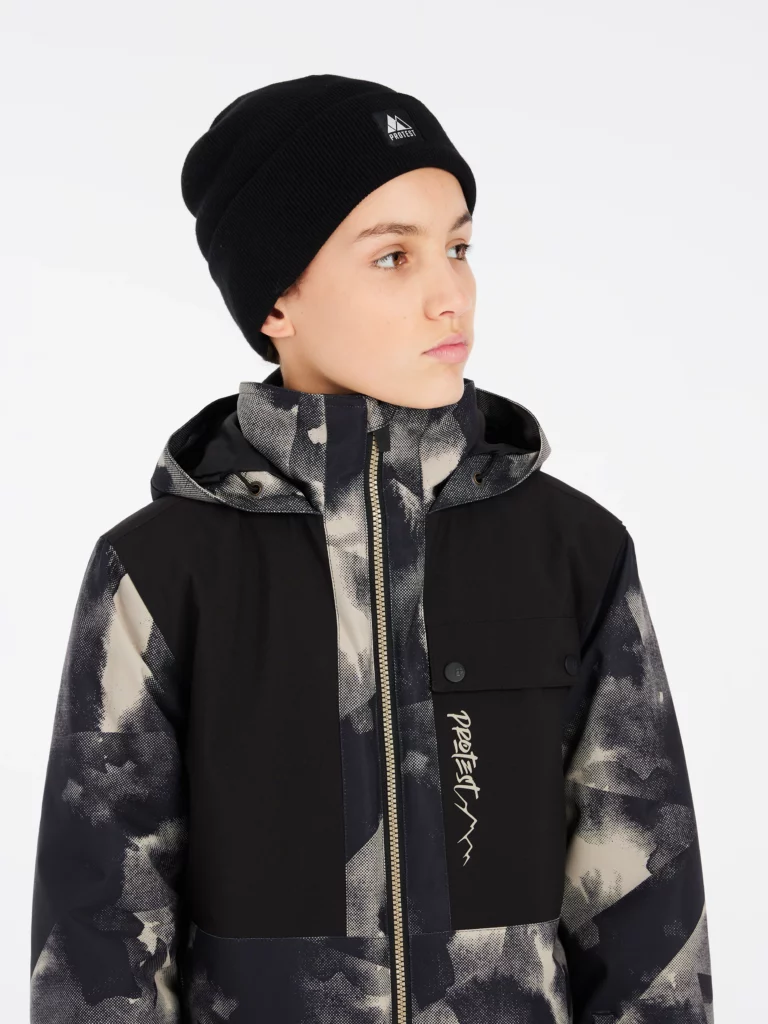 *NEW* Protest Black Wolve Boys Snow Jacket (age 15/16 yrs only)