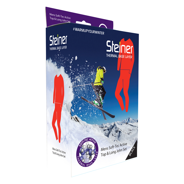 Steiner Black Soft-Tech Womens Base Layer Set